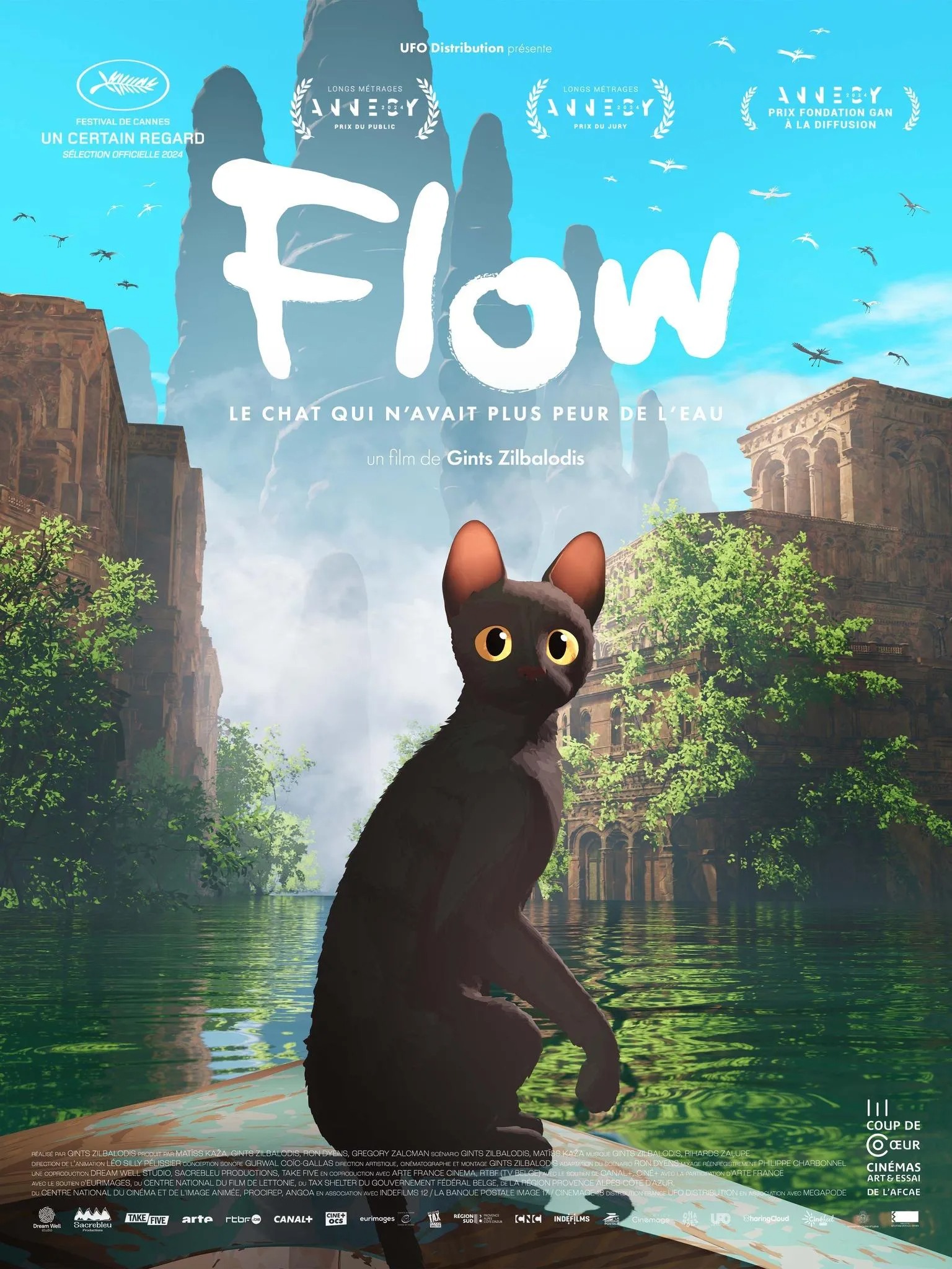 Flow, le chat qui n'avait pas peur de l'eau
